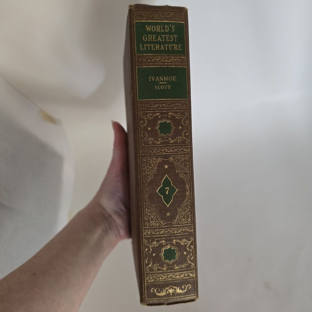 The World's Greatest Literature Ivanhoe Sir Walter Scott Spencer Press HC Illus